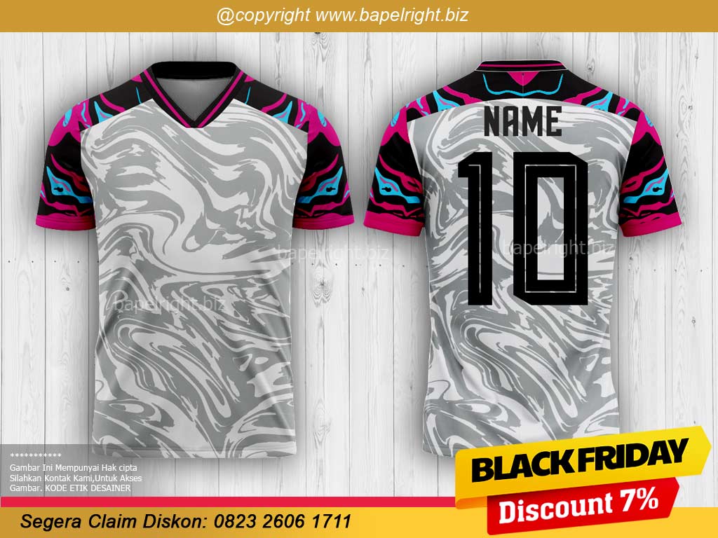 Desain Jersey Abu Abu