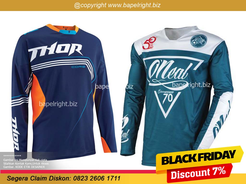 Pola Jersey Lengan Panjang Cdr