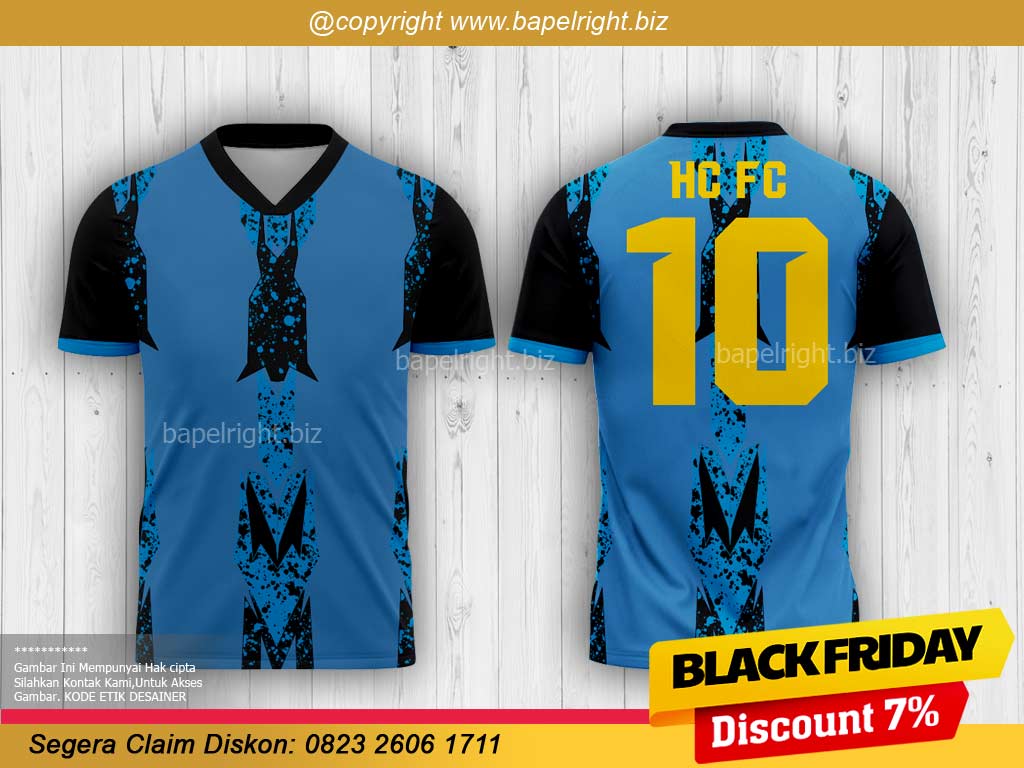 Baju Jersey Hitam