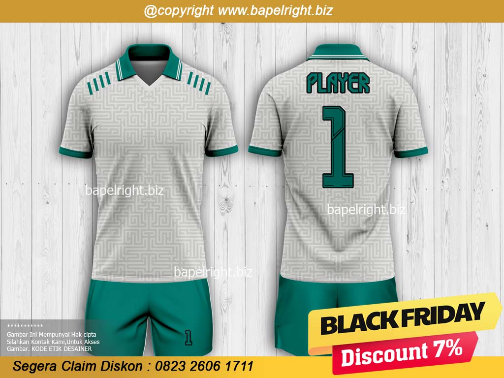 Jersey Futsal Warna Abu Abu