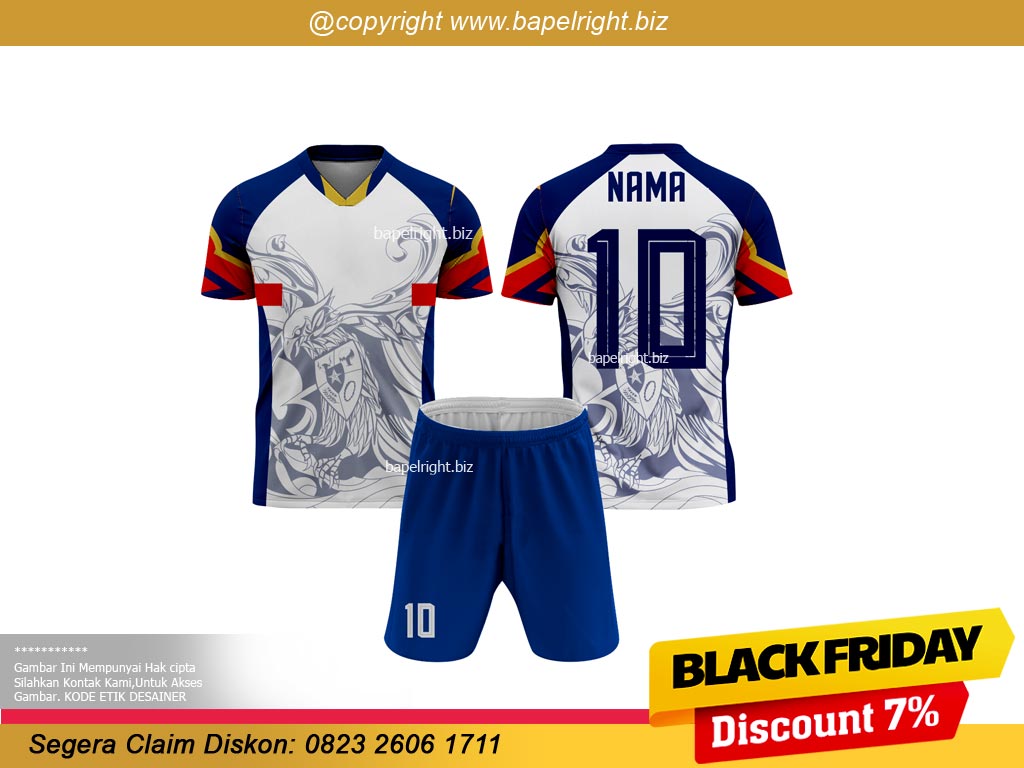 Jersey Putih Biru