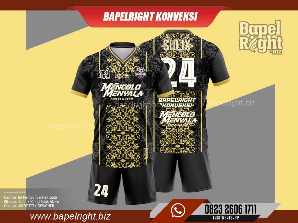 Motif Jersey Badminton